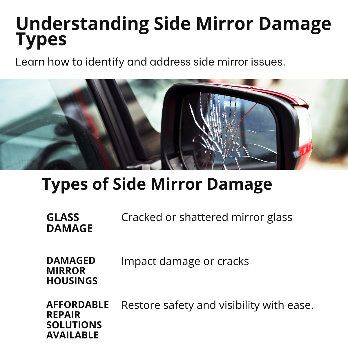 Broken Side Mirror Repair Richardson TX Affordable Solutions Guide 3 Technician performing broken side mirror repair in Richardson Texas
