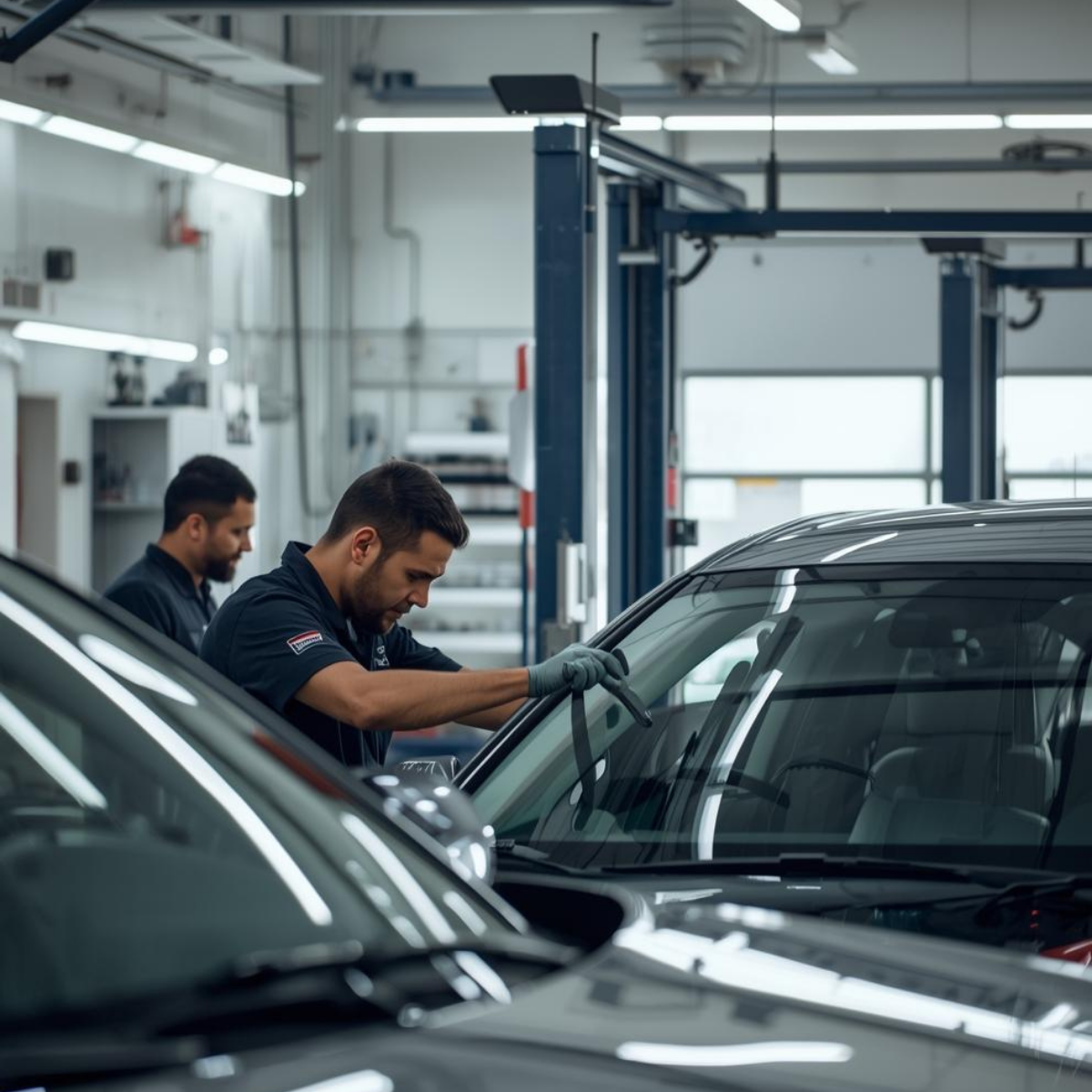 Auto Glass Repair and Replacement Services Guide 2025 2 Auto Glass Repair and Replacement Services Guide - Professional Technician Fixing Windshield