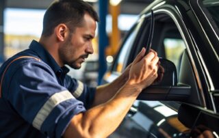 Certified car mirror replacement in Georgetown Texas