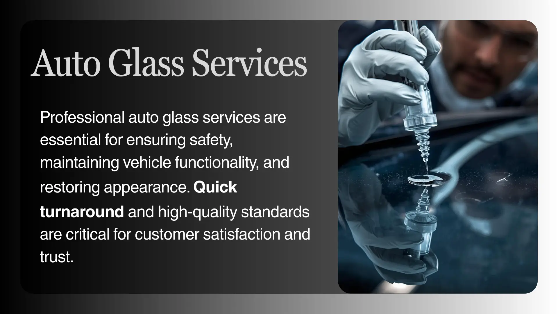 Comparing Auto Glass Repair Shops for reliable mobile auto glass service