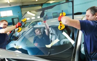 ADAS recalibration process showing why it’s vital to Choose the Right Auto Glass Repair Shop