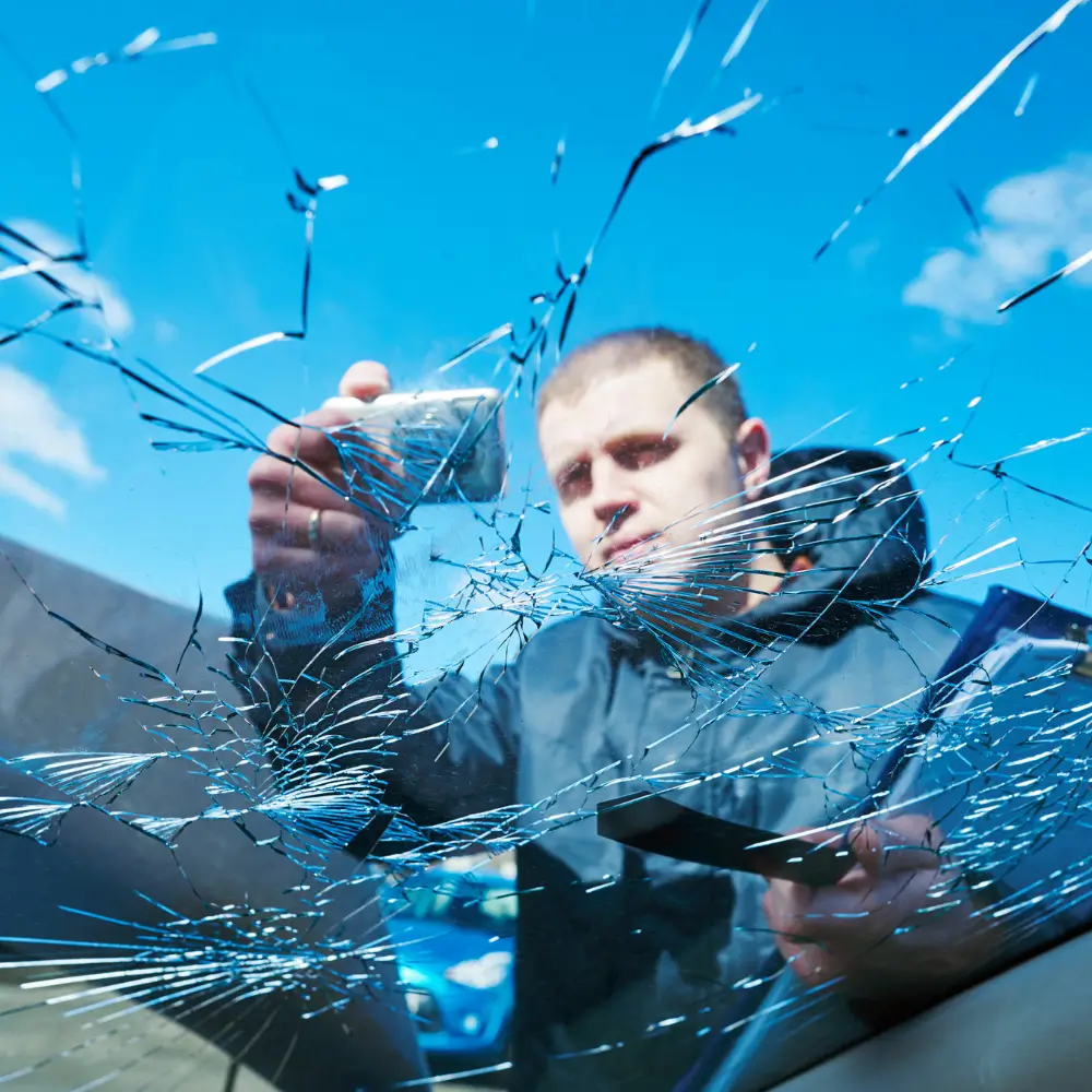 Auto Glass Repair Near Me – Certified professionals performing windshield repair