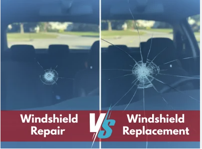 Windshield Repair vs Replacement