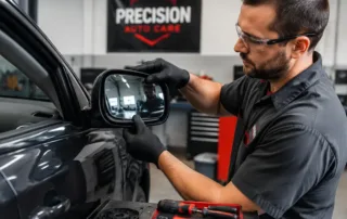 side mirror glass replacement